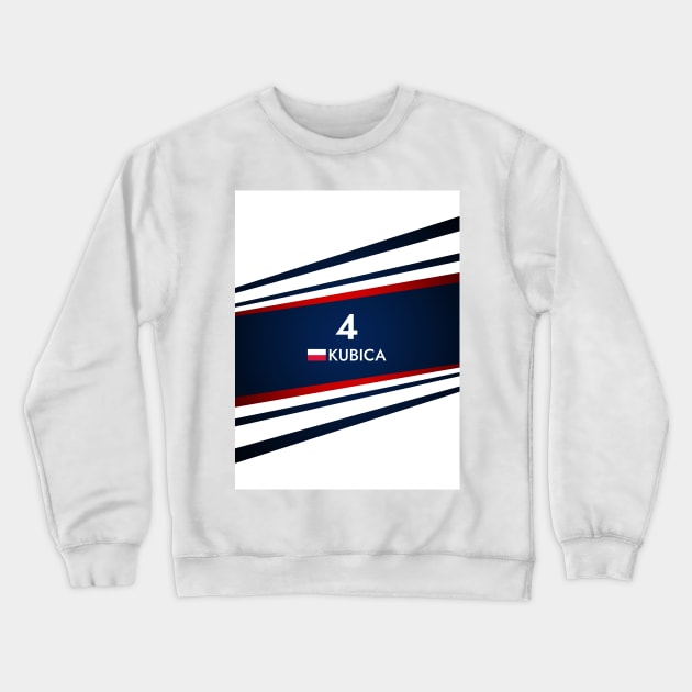 F1 2008 - #4 Kubica Crewneck Sweatshirt by sednoid